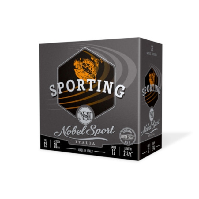 CAL.12 SPORTING 28g SHOOTING CARTRIDGES NOBEL SPORT ITALIA