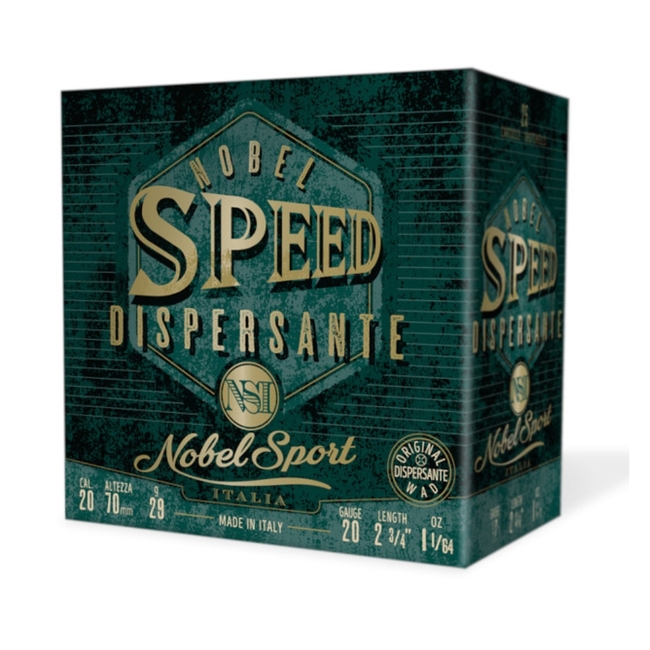 CAL.20 SPEED DISPERSANTE 29g HUNTING CARTRIDGES NOBEL SPORT ITALIA