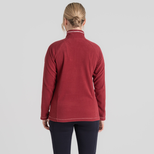 CWA265 MISKA HALF ZIP FLEECE T-SHIRT