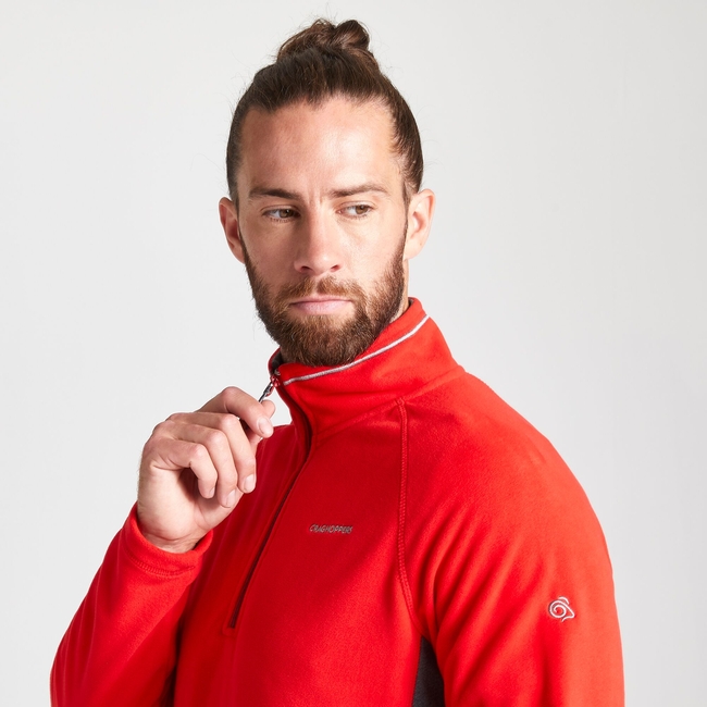 CMA1287 COREY VI HALF ZIP FLEECE SWEATER- TOP CRAGHOPPERS
