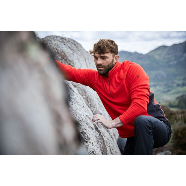 CMA1287 COREY VI HALF ZIP FLEECE SWEATER- TOP CRAGHOPPERS