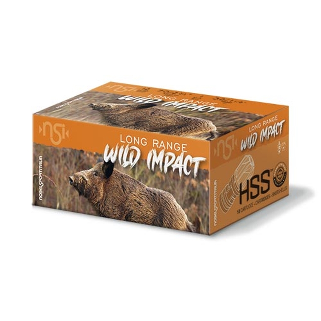 CAL.12 WILD IMPACT SLUG LONG RANGE 32g HP ΦΥΣΙΓΓΙΑ ΚΥΝΗΓΙΟΥ NOBEL SPORT ITALIA