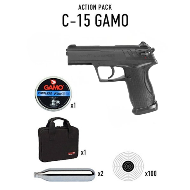 C-15 BLOWBACK COMBO PACK AIR PISTOL