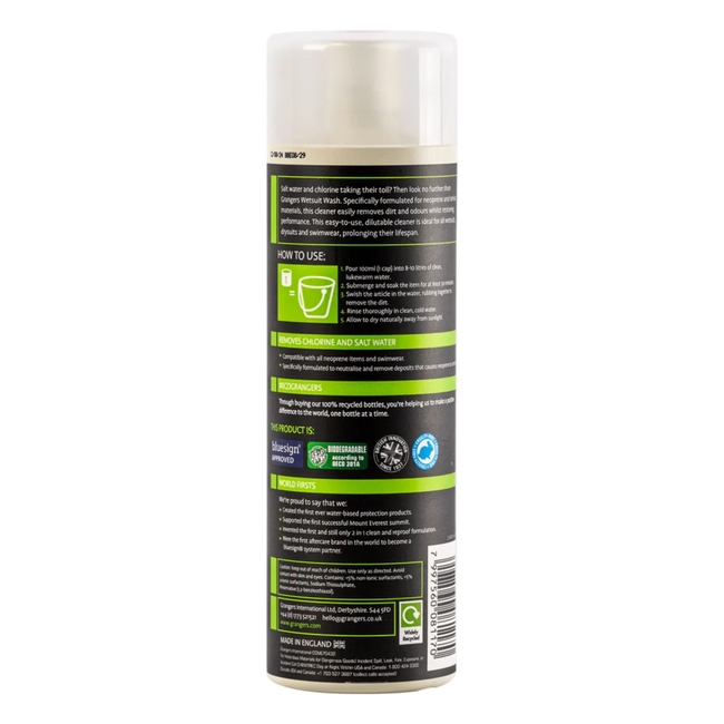 WETSUIT WASH 500ml GRF261EX ΥΓΡΟ ΡΟΥΧΩΝ
