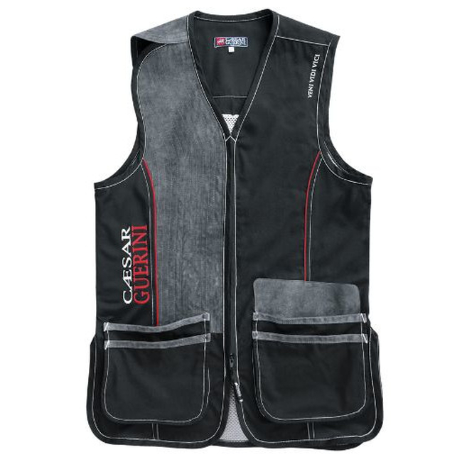 SHOOTING VEST GUERINI (RH) GREY LEATHER SHOOTING VEST GUERINI (RH) GREY LEATHER
