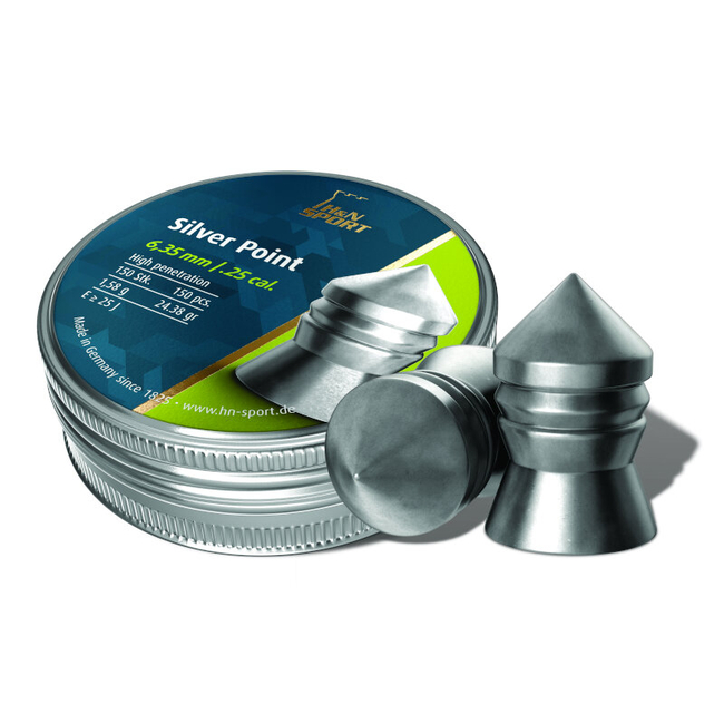 H&N SILVER POINT PELLETS (150) 6,35mm