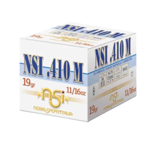 CAL.36 NOBEL SPEED 410M 19g MAGNUM ΦΥΣΙΓΓΙΑ ΚΥΝΗΓΙΟΥ NOBEL SPORT ITALIA