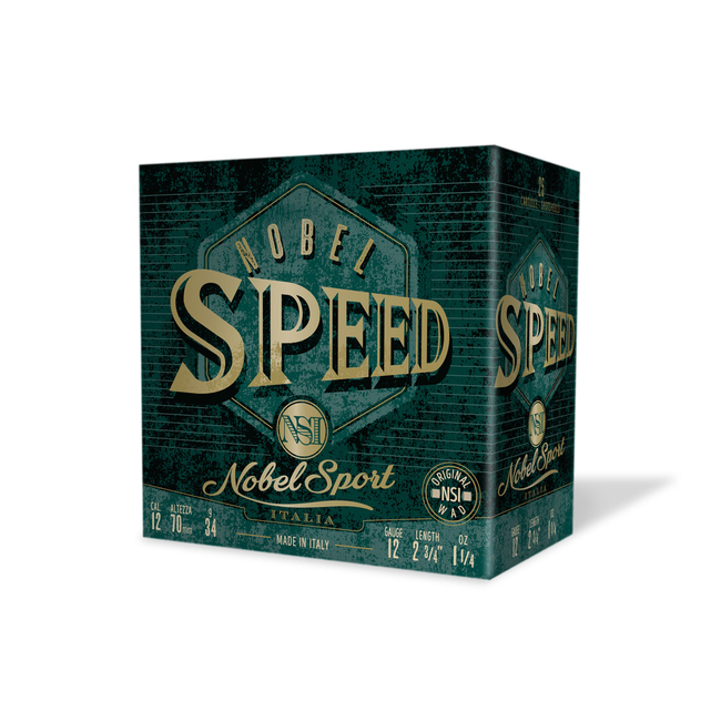 CAL.12 N-SPEED 34g HUNTING CARTRIDGES NOBEL SPORT ITALIA