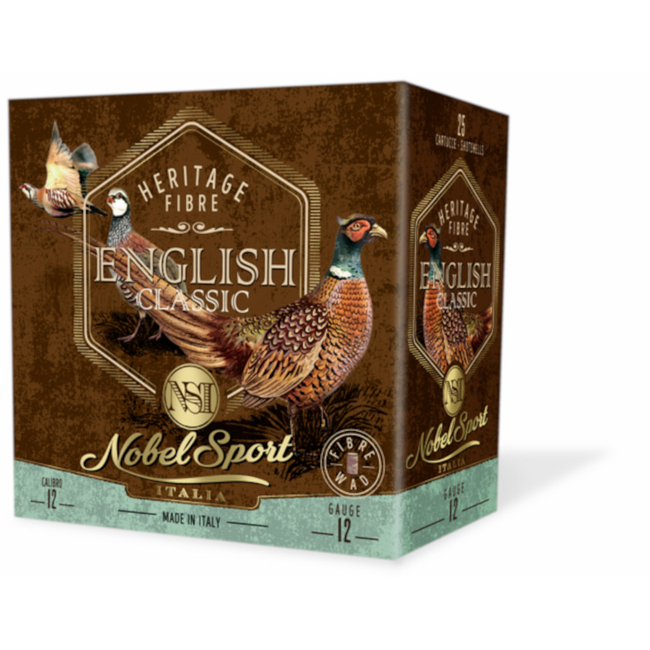 CAL.12 ENGLISH CLASSIC 32g HUNTING CARTRIDGES NOBEL SPORT ITALIA CAL.12 ENGLISH CLASSIC 32g HUNTING CARTRIDGES NOBEL SPORT ITALIA