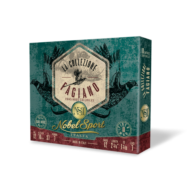 CAL.12 FAGIANO 37g HUNTING CARTRIDGES NOBEL SPORT ITALIA CAL.12 FAGIANO 37g HUNTING CARTRIDGES NOBEL SPORT ITALIA