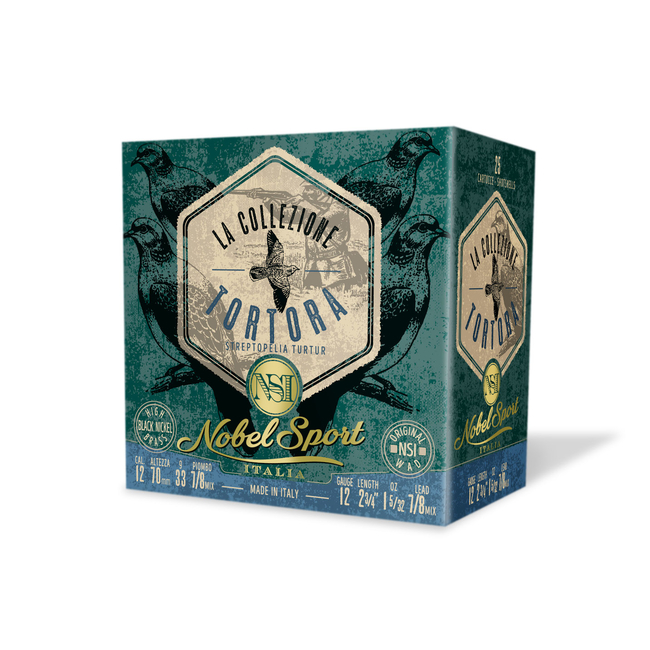 CAL.12 TORTORA 33g HUNTING CARTRIDGES NOBEL SPORT ITALIA CAL.12 TORTORA 33g HUNTING CARTRIDGES NOBEL SPORT ITALIA