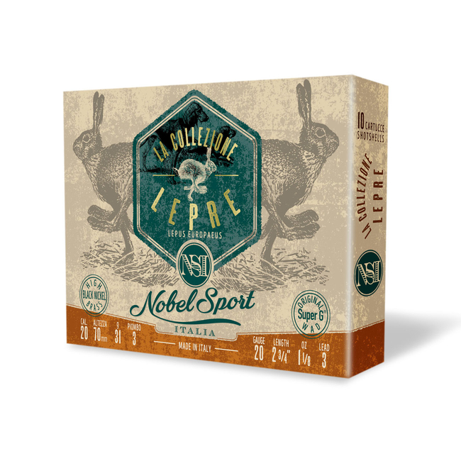 CAL.20 LEPRE (ΛΑΓΟΣ) 31g ΦΥΣΙΓΓΙΑ ΚΥΝΗΓΙΟΥ NOBEL SPORT ITALIA CAL.20 LEPRE (ΛΑΓΟΣ) 31g ΦΥΣΙΓΓΙΑ ΚΥΝΗΓΙΟΥ NOBEL SPORT ITALIA