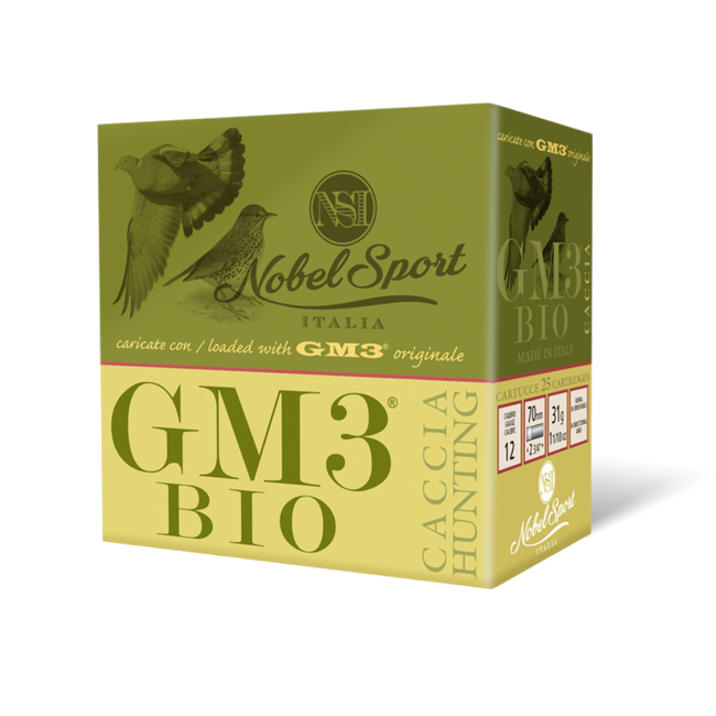 CAL.12 GM3 BIO 31g ΦΥΣΙΓΓΙΑ ΚΥΝΗΓΙΟΥ NOBEL SPORT ITALIA