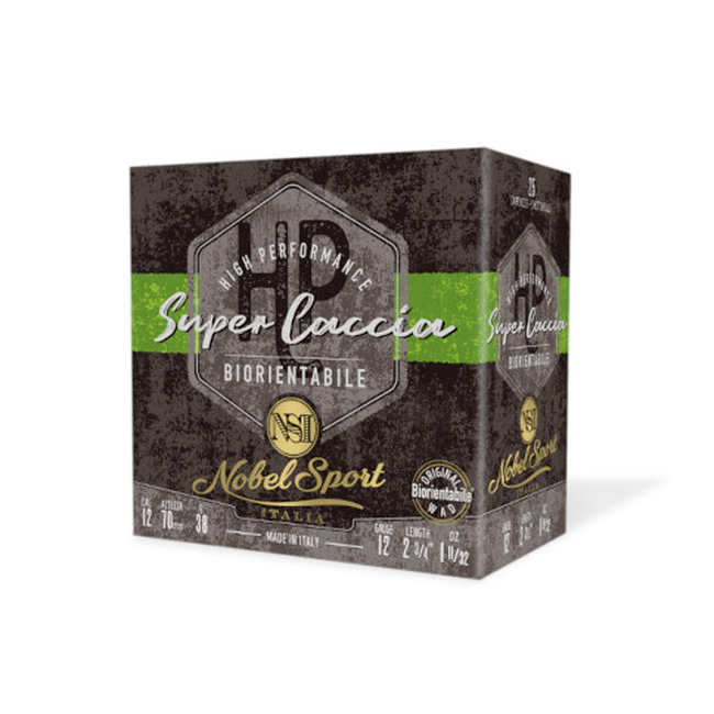 CAL.12 SUPER CACCIA BIOR 38g HUNTING CARTRIDGES NOBEL SPORT ITALIA CAL.12 SUPER CACCIA BIOR 38g HUNTING CARTRIDGES NOBEL SPORT ITALIA