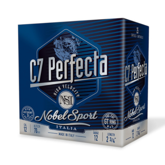 CAL.12 C7 PERFECTA 28g ΦΥΣΙΓΓΙΑ ΣΚΟΠΟΒΟΛΗΣ NOBEL SPORT ITALIA 