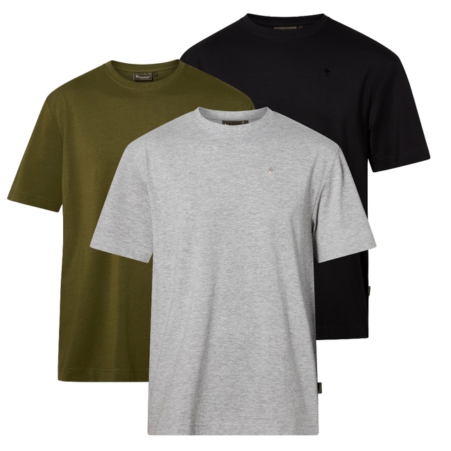 5447 3-PACK T-SHIRT ΜΠΛΟΥΖΑΚΙΑ PINEWOOD