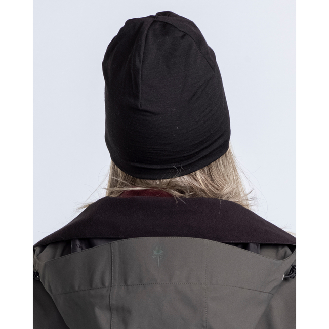 1166 MERINO WOOL THIN WARM UNISEX BEANIE PINEWOOD