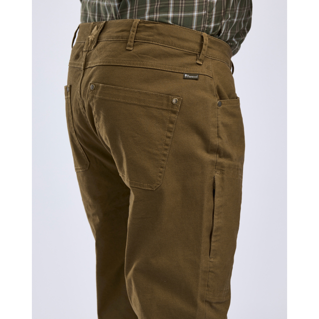 5352 VÄRNAMO VINTAGE CANVAS MEN’S TROUSERS 4-WAY STRETCH PINEWOOD