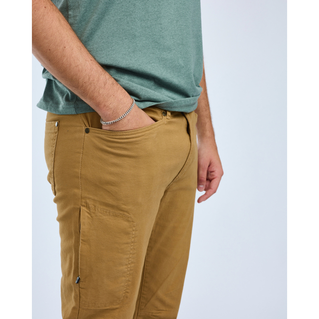5352 VÄRNAMO VINTAGE CANVAS MEN’S TROUSERS 4-WAY STRETCH PINEWOOD