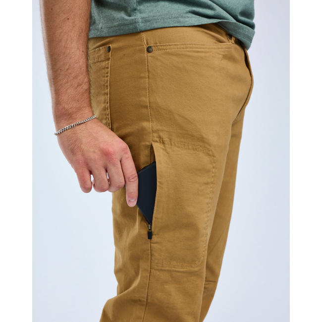 5352 VÄRNAMO VINTAGE CANVAS MEN’S TROUSERS 4-WAY STRETCH PINEWOOD