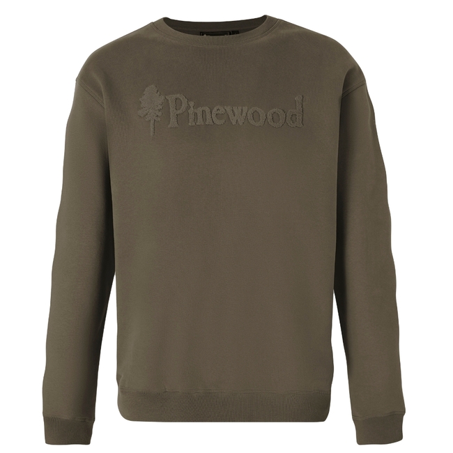 5468 VARNAMO PW LOGO SWEATER PINEWOOD