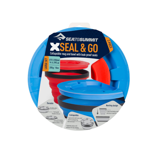 X-SEAL & GO SET LARGE ΣΕΤ ΠΤΥΣΣΟΜΕΝΩΝ ΔΟΧΕΙΩΝ