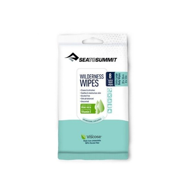 WILDERNESS WIPES XL PACKET OF 8 WIPES ΚΑΘΑΡΙΣΤΙΚΑ ΜΑΝΤΗΛΑΚΙΑ